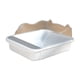 thumbnail image 4 of Caja De Arena Para Gatos Para Gatos De Interior Caja De Arena Para Gatos Semicerrada Bandeja De Arena Para Gatos L Blanco, 4 of 6