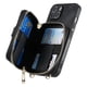 thumbnail image 4 of Funda Tipo Cartera con Correa Cruzada para iPhone 15 Protección Contra Golpes Negro, 4 of 6