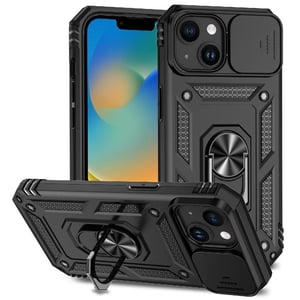 Estuche Gangxun Para Iphone 15 Plus, Soporte Giratorio 360°, Estilo Mecánico Y Magnético