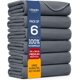 thumbnail image 1 of Almohadillas para cama Utopia Bedding 6 unidades 86 x 91 cm impermeables, 1 of 7
