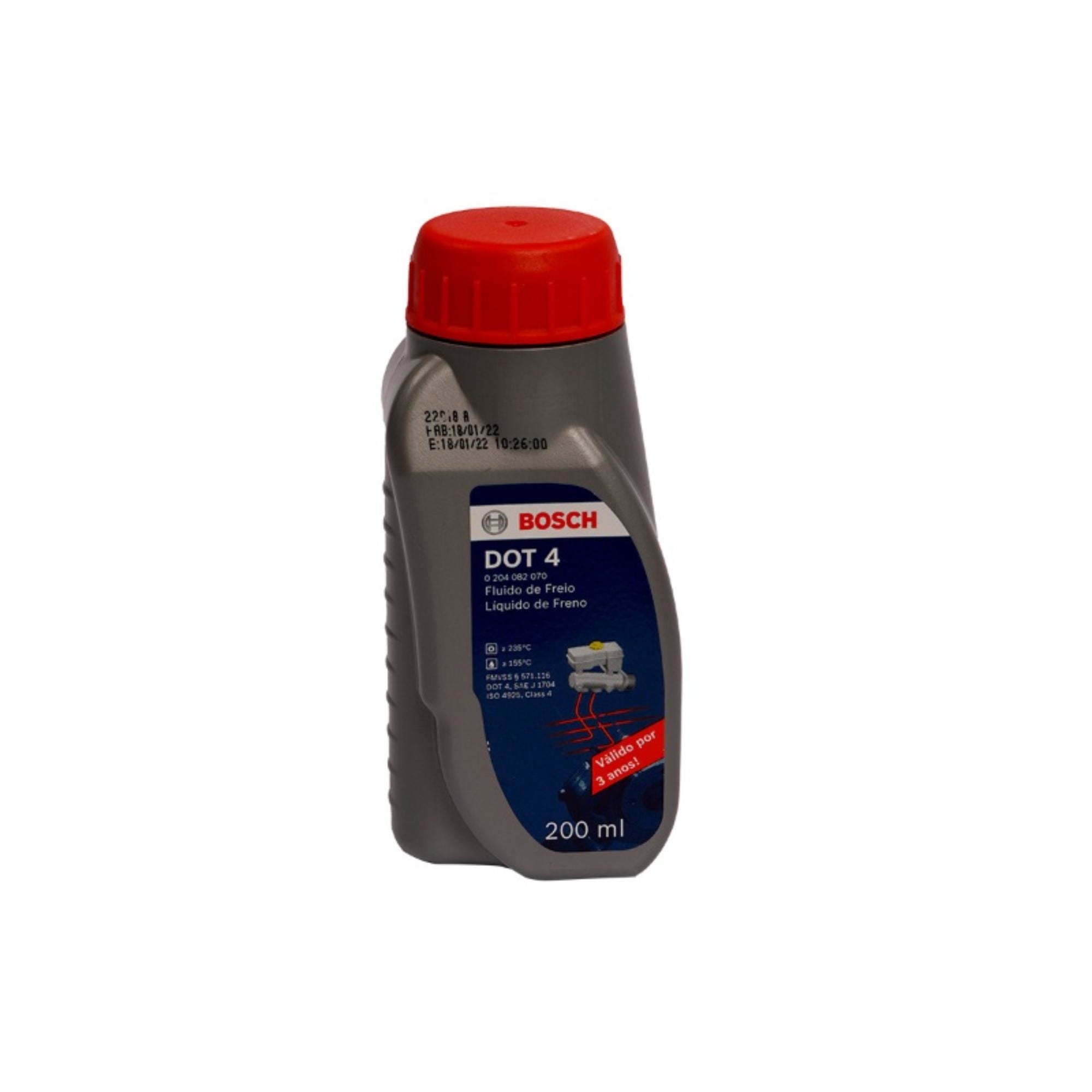 Bosh - Líquido De Freno Dot 4 Botella 200 Ml