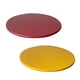 thumbnail image 3 of Tela De Cubierta De Mesa Montada Redonda Antideslizante Impermeable 120 Cm Amarillo + Vino Rojo, 3 of 5