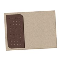 Bothyi - Tablón De Anuncios De Corcho, Tablero Para Tachuelas, Tablero De Corcho Para Mensajes, Fotos, Oficina, Hogar, 40 X 60, Color Café