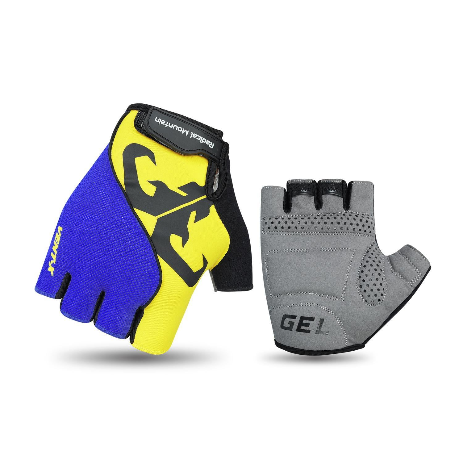 Guantes Radical Mountain Corto 1454 Amarillo/azul M