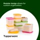thumbnail image 5 of Juego de 8 Recipientes Tupperware para Almacenamiento de Alimentos, Libre de BPA y Apto para Lavavajillas, 5 of 7