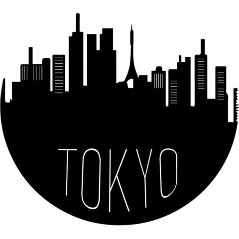 Rienda Libre Graphics - Decomural Tokyo City Skyline Japan Ws-32805
