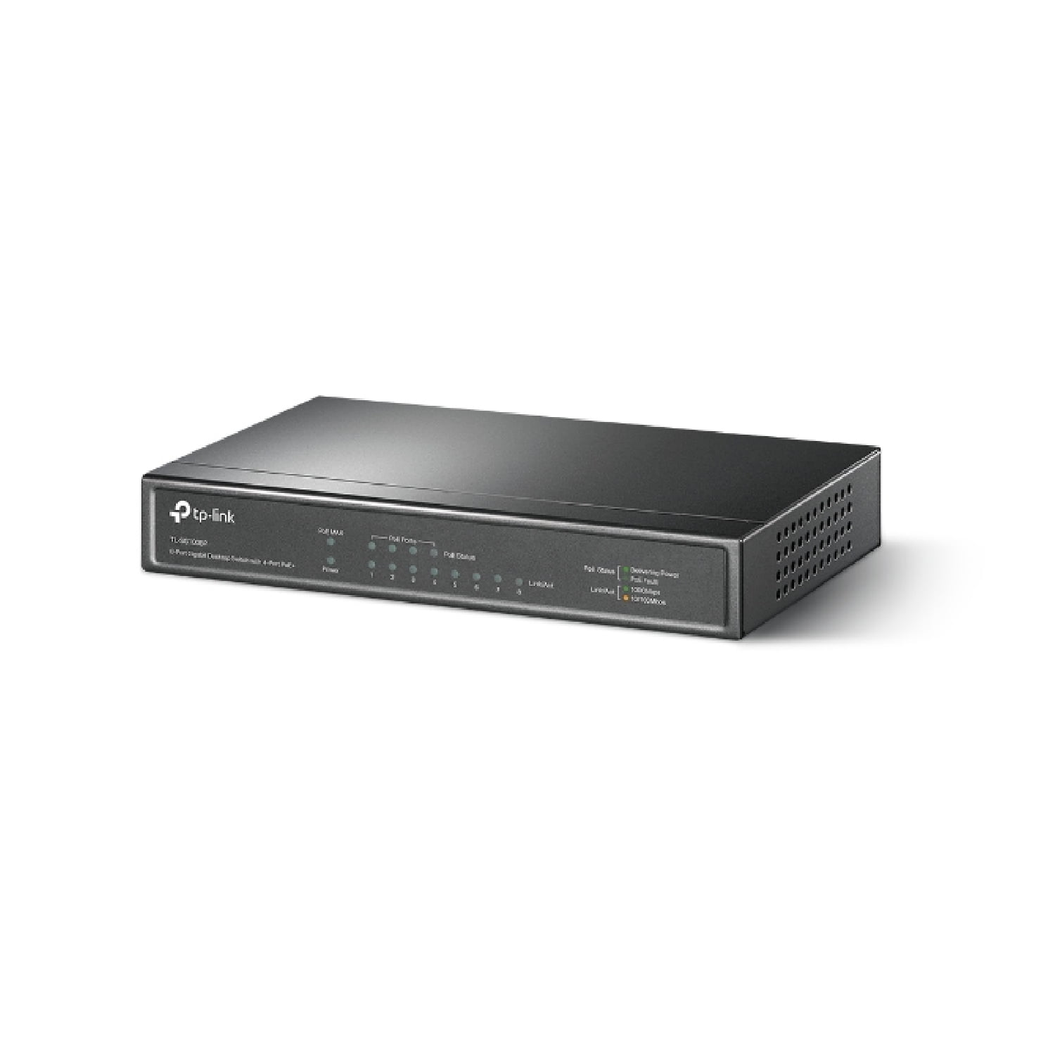 Tp-link - Switch 8-port Gigabit With 4-port Poe+ Tlsg1008p