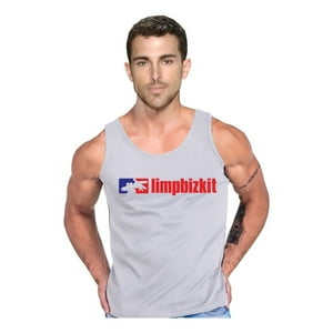Persodesign - Polera Limp Biz Rock Musculosa Tank Gym Talla M Gris Hombre