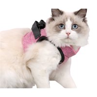 Genérico - Arnés Y Correa Gato Ultra Ligero Antiescape Rosa M