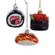 thumbnail image 1 of Adornos navideños Kurt S. Adler Noble Gems Sushi Glass, 1 of 1
