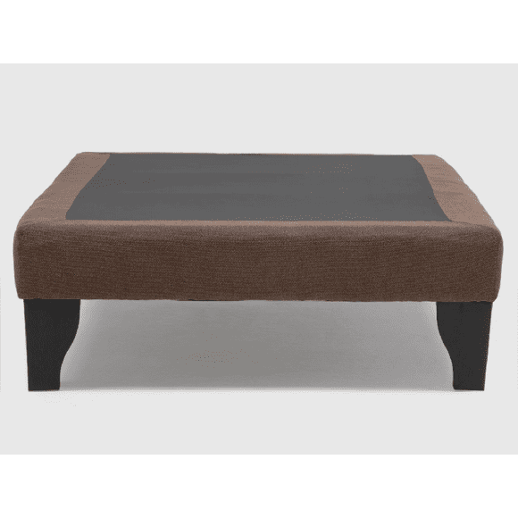 Base de cama de 1 plaza Felpa Marron 90x200cm