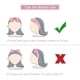 thumbnail image 4 of Diademas de belleza para mujer, extra suaves y ultraabsorbentes, cómodas para lavar el maquillaje, la ducha, el cuidado facial, el spa, banda gruesa para el cabello para niñas., 4 of 5