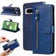 thumbnail image 5 of Funda tipo cartera para Google Pixel 7 con bolsillo con cremallera y ranuras para tarjetas – Función de soporte Azul, 5 of 6