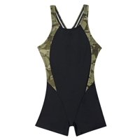 Samia - Traje De Baño Niña Con Pierna Estampado Verde 8