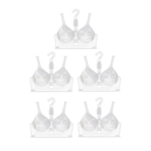 Bothyi - Organizador De Armario Colgante De Estante De Exhibición De Sujetadores Transparentes De 5 Uds Para Exhibición De Hogar