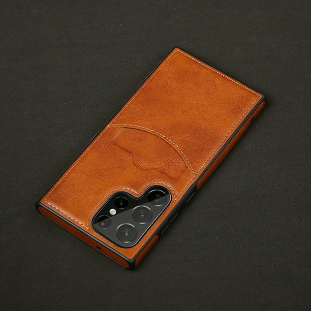Fashion Wallet Credit Card Slot Back Cover For Samsung Galaxy S22 Plus Ultra Pocket PU Leather Case For Samsung S23 Ultra Plus