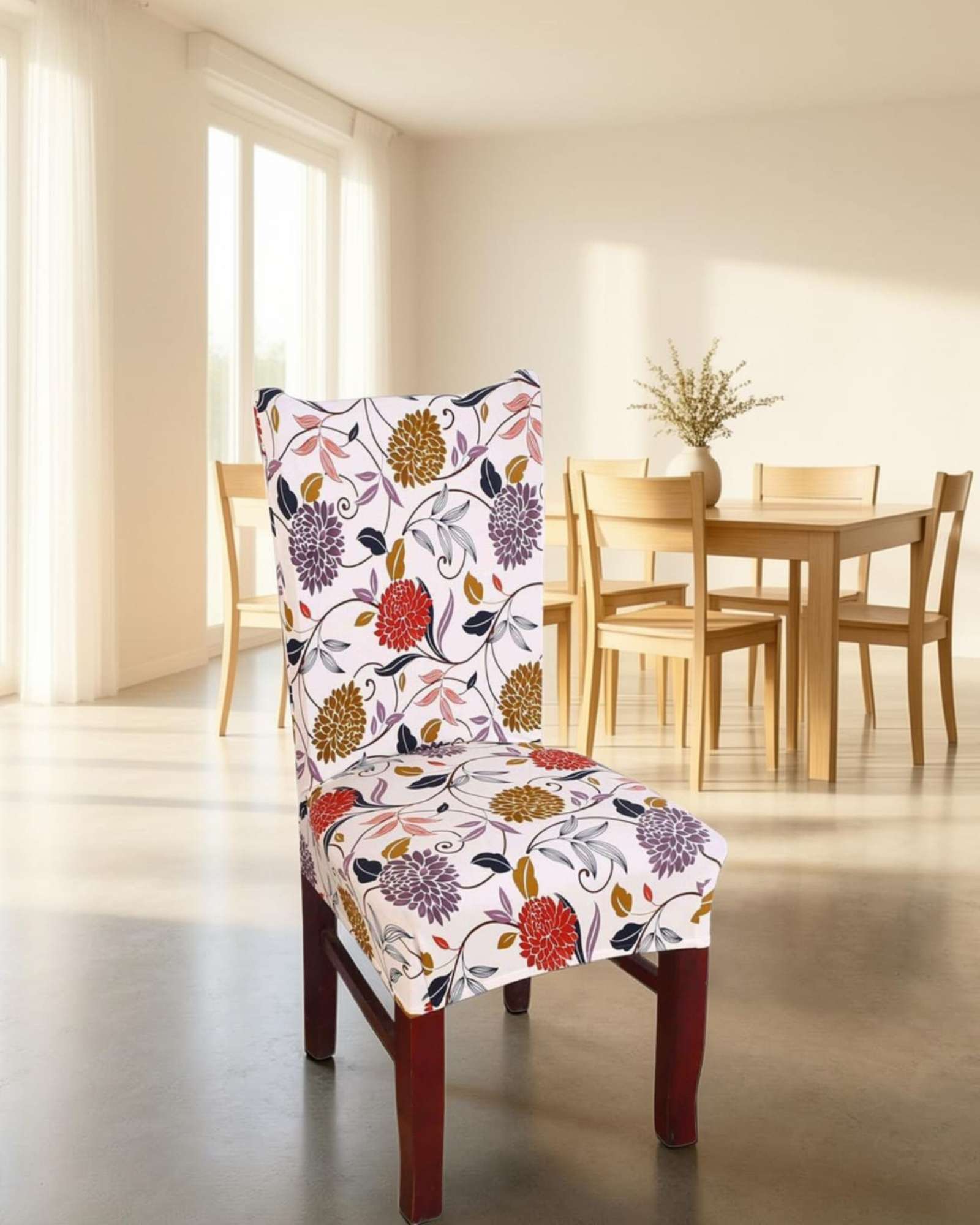 Todo Para El Hogar - Pack De 6 Fundas Elasticas Lisas Para Sillas