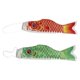 thumbnail image 4 of 2 Uds Manga De Viento Japonesa Carpa Bandera Koi Nobori Pez Vela Rojo 55cm Verde 55cm, 4 of 5