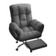 thumbnail image 4 of Silla De Computadora Silla Ejecutiva De Oficina Para Sala De Estar Dormitorio Muebles Para El Hogar Gris Oscuro, 4 of 5