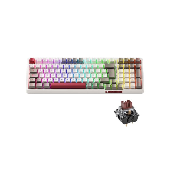 Teclado Mecánico Thunderobot K98 Gasket Rgb Hot Swap Switch Borwn Español