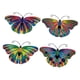 thumbnail image 2 of 4 Piezas De Adornos De Pared De Mariposa De Hierro Para Bodas, Cafeterías, Patios, Vallas, Estilo B, 2 of 5