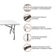 thumbnail image 4 of Mesa Plegable 180 cm Kano Maleta Para Camping y Picnic, 4 of 6