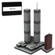 thumbnail image 4 of Bloques de Construcción de Juguete iREOGAME Modelo World Trade Center 982 Piezas, 4 of 9