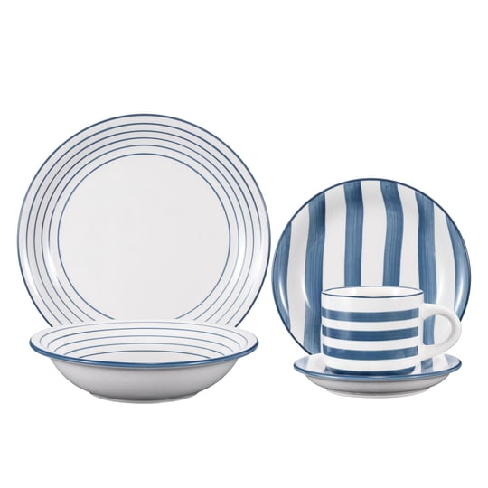 Juego De Loza 30 Piezas Porcelana 1 Un Mainstays
