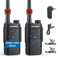 Radio Gmrs Baofeng Mp31 Portátil, Impermeable Y Recargable