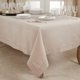 thumbnail image 4 of SARO LIFESTYLE Mantel Clásico con Costura a Mano - Mantel Elegante para Uso Diario con Tela Ligeramente Texturizada y Borde de Puntada Hem para Mesas de Comedor y Eventos Formales, 70"x140", Topo, 4 of 4