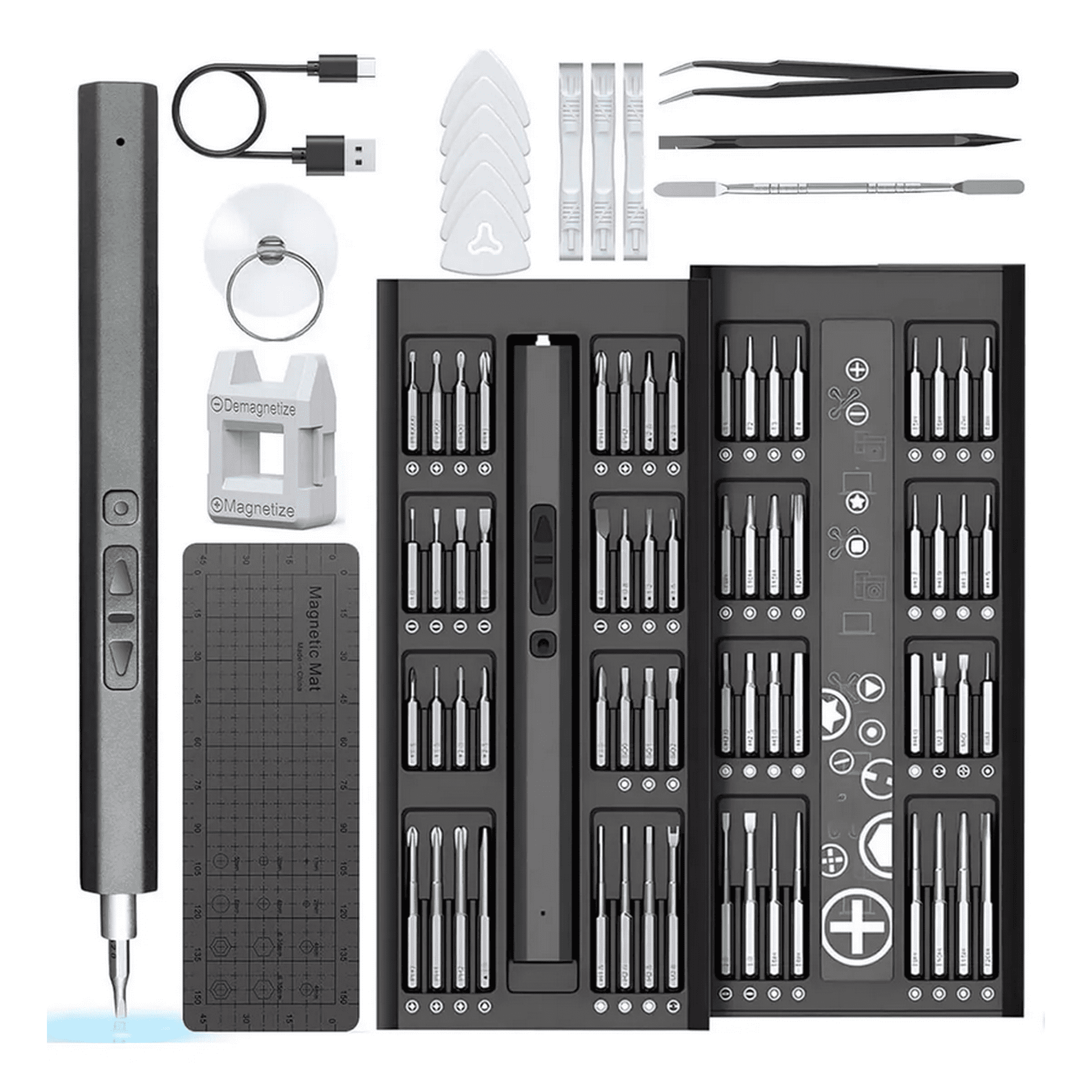 Genérico - Juego Electrico De Destornilladores Precisión Kit 82 En 1