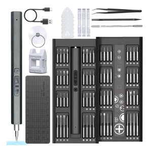 Genérico - Juego Electrico De Destornilladores Precisión Kit 82 En 1