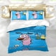 thumbnail image 5 of Coraje, el Perro Cobarde Conjunto de sábanas temático, trío de piezas, cómodo y amigable con la piel, diseño único, regalo de decoración para el hogar para familiares, amigos y fans,135cm *200cm, 5 of 6