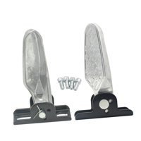 Ioensy - 2 Pedales Traseros Para Bicicleta, Placas De Pie, Pedales Para Motocicleta Sin Almohadilla Antideslizante