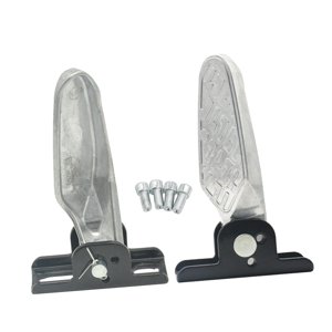 Ioensy - 2 Pedales Traseros Para Bicicleta, Placas De Pie, Pedales Para Motocicleta Sin Almohadilla Antideslizante