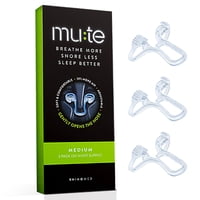 Dilatador Nasal Rhinomed Mute Snoring Solution, Paquete De 3 Unidades, Tamaño Mediano