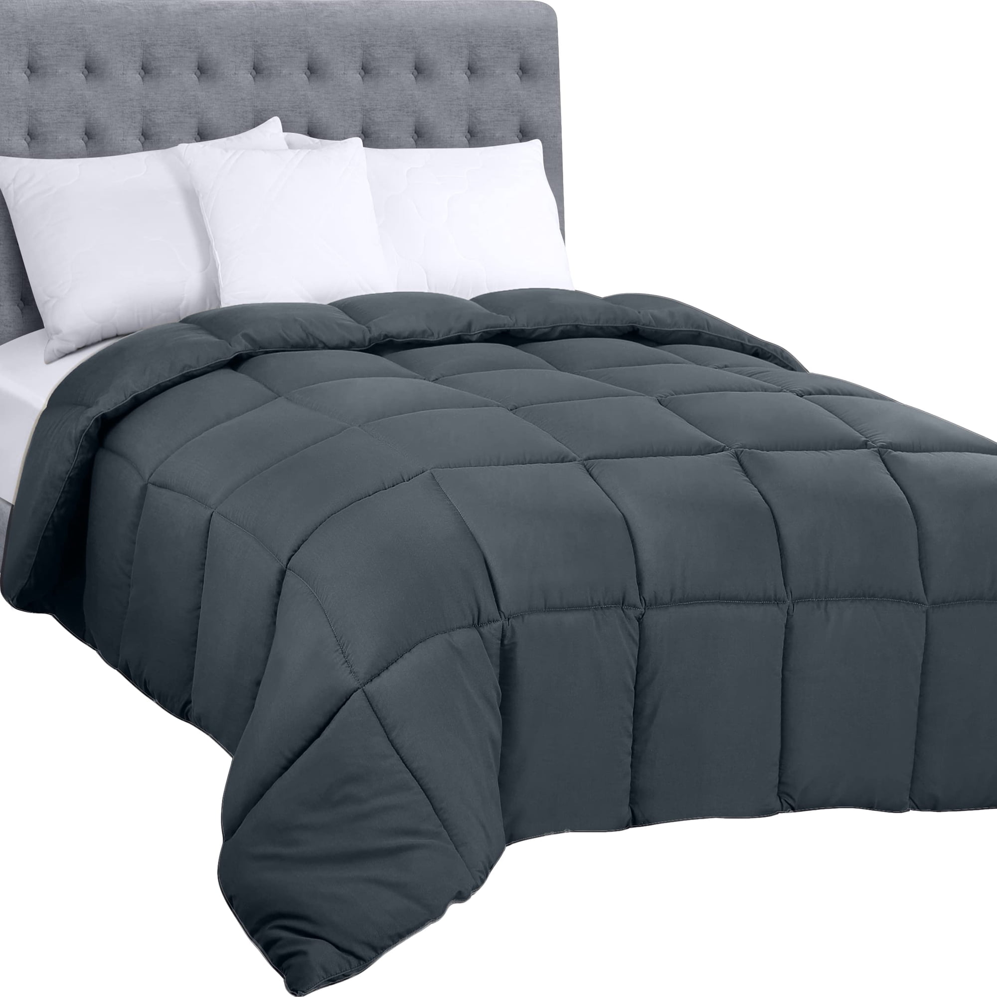Utopia Bedding - Ropa De Cama Edreforter Utopia, Talla Doble, Plumón, Color Gris Alternativo