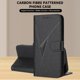 thumbnail image 3 of Funda Cartera Fibra de Carbono para Samsung Galaxy S24 Ultra con Soporte y Cierre Magnético Negro, 3 of 6