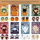 thumbnail image 2 of 16pcs Halloween Pumpkin Witch and Vampire Face Stickers for Kids - Educational DIY Puzzle, 2 of 5