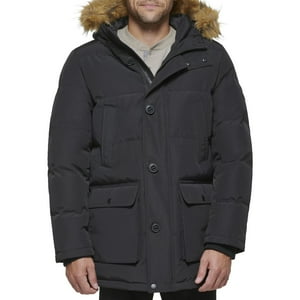 Parka Coat Tommy Hilfiger Arctic Cloth Heavyweight Negra Xs