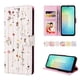 thumbnail image 2 of FOXDOCK Funda Tipo Cartera Floral para Samsung Galaxy A06 ,Funda con Tapa de Cuero PU, Protección Antigolpes con Ranuras para Tarjetas y Soporte, 2 of 6