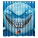 thumbnail image 1 of Cortina de ducha de tiburón y Buscando a Nemo, juego de cortina de baño con ganchos, tamaño 66 x 72 pulgadas, 1 of 3