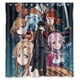 thumbnail image 1 of Cortina de ducha de baño con diseño de anime japonés Sword Art Online Sao, con ganchos, tamaño 66 x 72 pulgadas, 1 of 3