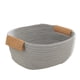 thumbnail image 1 of Canasta De Lavandería Plegable Para Ropa, Cuerda Tejida, Manta, Cesto De Almacenamiento, Contenedor Gris S, 1 of 5