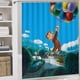 thumbnail image 5 of Juego de Cortina de Baño Desmarcar Jorge el Curioso 4 Piezas, 5 of 6