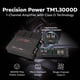 thumbnail image 3 of Amplificador de coche Precision Power TM1.3000D 3000W Clase D, 3 of 7