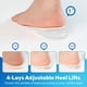 thumbnail image 4 of Alzas de talón PrettSole, insertos de gel ajustables de 3 capas, 4 of 8