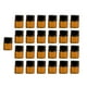 thumbnail image 3 of 25x Mini Botellas Líquidas Tubos Marrones Viaje A Prueba De Fugas Para Perfume 1ml Tapón Combinado, 3 of 5