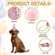 thumbnail image 3 of Sombrero de Cumpleaños para Perros Uxcell y Corbata de Moño, Sombreros Pequeños para Perros Gatos Sombrero de Fiesta de Cumpleaños con Pompones Decoración Ajustable (Rosa, 1 Pza), 3 of 7