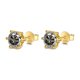 thumbnail image 4 of Aretes de Botón de Moissanita 2cttw Color D Claridad VVS1 Corte Redondo Aretes de Diamante Aretes de Botón Amarillo/rojo/rosa Aretes de Moissanita para Mujer Hombres con Certificado, 4 of 9
